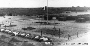 Camp de Souge. 1er août 1944